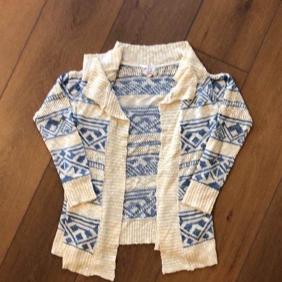 Hippie Rose | Long Sleeve Open Front Cardigan - Picture 1 of 6